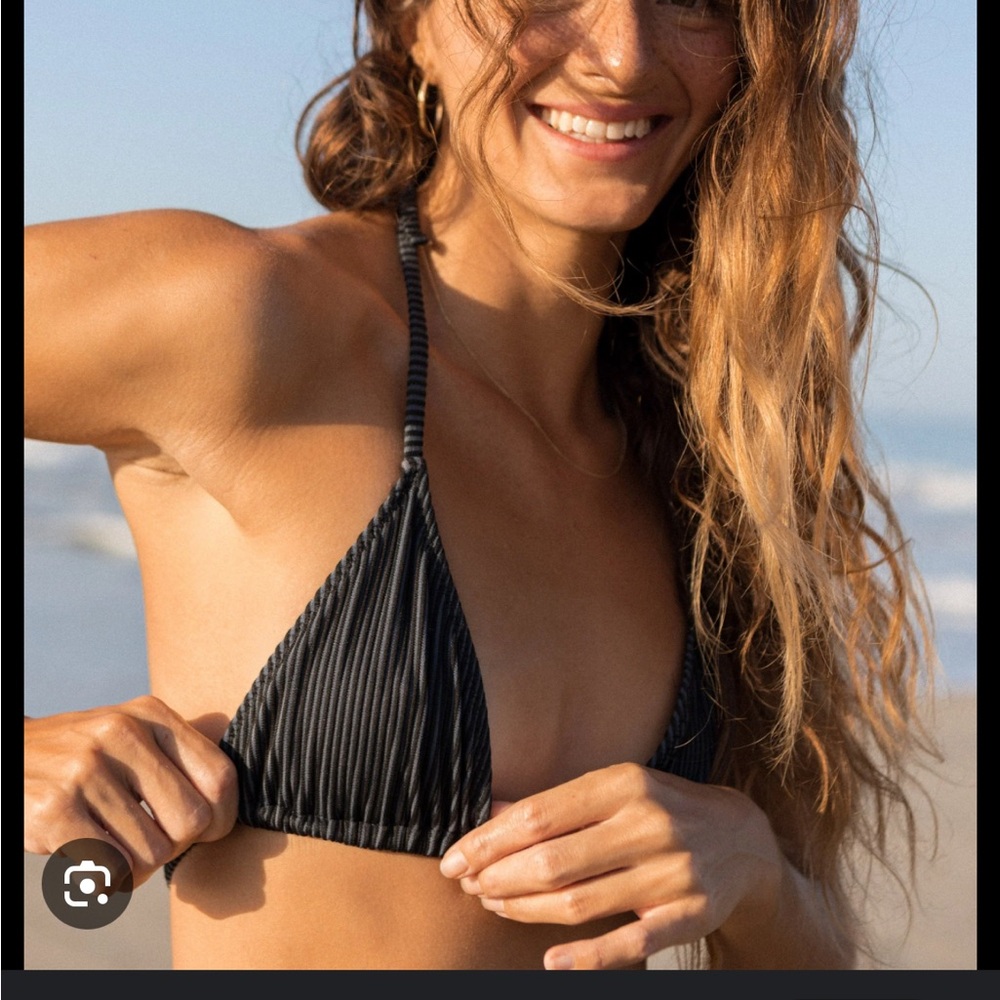 Mollusk String Theory Bikini Top in Midnight